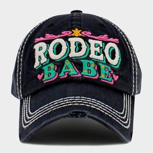 Stylish RODEO BABE embroidered Baseball Cap for Ladies